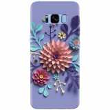 Husa silicon pentru Samsung S8 Plus, Flower Artwork