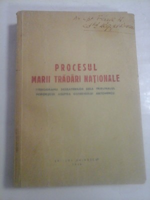 PROCESUL MARII TRADARI NATIONALE foto