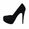Pantofi dama, din piele naturala, marca Neno, 5612-1, negru 35