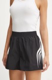 Adidas Originals pantaloni scurti femei, culoarea negru, modelator, high waist, IW5505