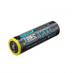 Nitecore NL2142LTHPR USB 4200mAh 15A 21700 special pentru vreme rece cu port USB