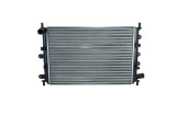 Radiator Ford Escort/Orion 90-95, motor: 1.8, 2.0, 524x378x34, Aluminiu/ Plastic etansat mecanic, 92AB8005FC; 92AB8005FD