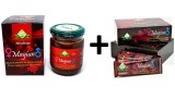 Pachet Magiun Afrodisiac Themra &ndash; Magiun Turcesc Natural pentru Potență și Energie, Borcan 240 gr.+ Magiun Afrodisiac Themra &ndash; Cutie 12 Plicuri