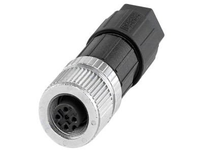 Conector M12 mamă 5 pini, push-lock foto