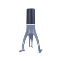 Mixer vertical cu 3 picioare pentru cratita, capat detasabil pentru curatare usoara, functie de amestecare automata, 3 viteze, BRAGUS®, Gri