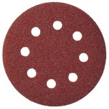 Bosch 2609256A28 - Set foi abrazive rotunde 125 mm granulatie mixta 8 gauri 6 bucati