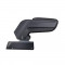 Cotiera ArmCik S4 pentru Dacia Logan 2004-2012, Mpv, Pick Up, Van, Sandero 2008-2012, Elektr 2005-, rabatabila cu capac culisabil, Negru