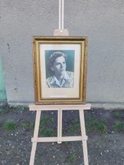 Lot 4 Tablouri vechi cu portrete, rame vechi de lemn! foto