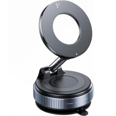 Suport auto magnetic pentru telefon RoGroup, reglabil pe trei axe, rotatie 360⁰