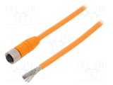 Cablu de conectare M12 5 PIN 10m 60VAC 4A Lumberg Automation
