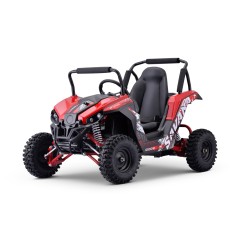 UTV electric pentru copii NITRO GoKid Savana 1200W 48V cu diferential, culoare rosie