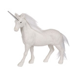 Figurina decorativa Unicorn, 17 cm, plastic, Alb, General