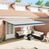 Copertină Antracit 5 x 3 m Metal