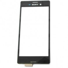 Geam cu touchscreen Sony Xperia M4 Aqua Original Negru foto