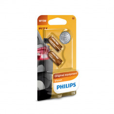 Set 2 Becuri Fara Soclu WY5W 12V Philips