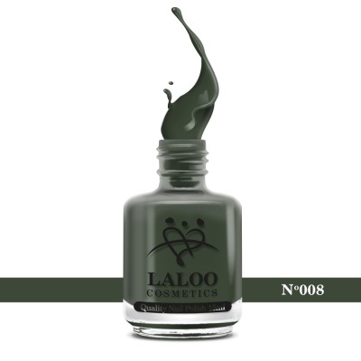 No.008 &amp;Nu;&amp;omicron; Khaki| Weekly Nail Polish 15ml foto