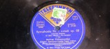 PLACA GRAMOFON / PATEFON. SYMPHONIE NR.1 C-MOLL OP.68 / JOHANNES BRAHMS P. 7-8