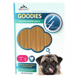 Recompensa pentru Caini Goodies Dental Stick 4 Dog cu Pui si Biotina, 80 g, 4Dog