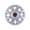 Set 4 capace roti Cosmos cromat R15, pentru gama auto Mitsubishi, Autohelix MSA