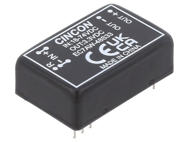 Convertor DC/DC 10W 18-75V la 3.3V 2000mA