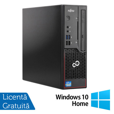 PC Refurbished FUJITSU ESPRIMO C720 SFF, Intel Core i5-4570 3.40GHz, 4GB DDR3, 500GB HDD, DVD-ROM, 2 x Port Serial + Windows 10 Home NewTechnology Med foto