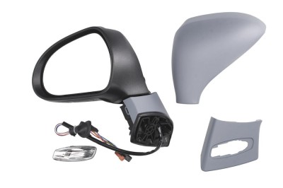 Oglinda exterioara Peugeot 308 (4) 2007-2013, Stanga, electrica, Cu incalzire, carcasa prevopsita, grunduita, Convex, View Max, 8153NG 5712515M, 8 pi foto