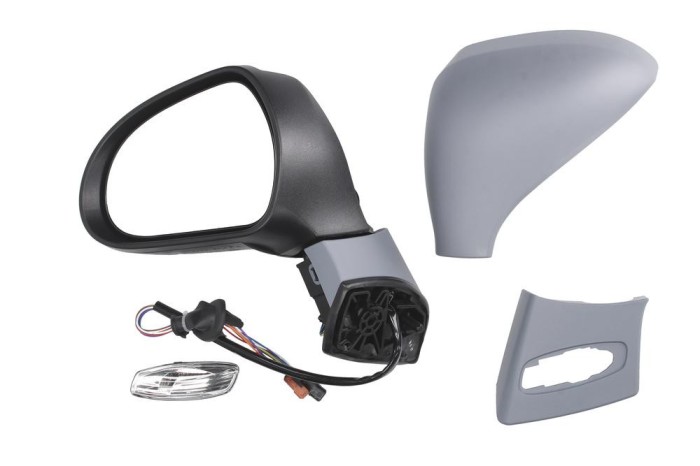 Oglinda exterioara Peugeot 308 (4) 2007-2013, Stanga, electrica, Cu incalzire, carcasa prevopsita, grunduita, Convex, View Max, 8153NG 5712515M, 8 pi