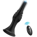 ARMONY - VIBRATOR &amp; ANAL PLUG REMOTE CONTROL BLACK, ARMONY ANAL