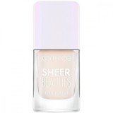 Lac pentru unghii Sheer Beauties Nail Polish 010 - Milky Not Guilty, 10.5ml, Catrice