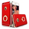 Husa iPhone 6/6S Rosie Matte cu Inel 3in1 - Protectie Ultrasubtire, Anti-alunecare