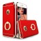 Husa telefon Iphone 6/6S offera protectie 3in1 Ultrasubtire - Red Matte G Ring