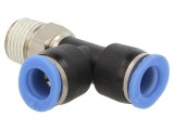 Racord Push-In T cu Ramificație R 1/8