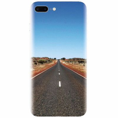 Husa silicon pentru Apple Iphone 7 Plus, Road To Future foto