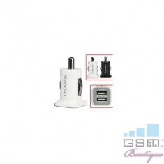 Incarcator Auto Dual Adaptor iPad iPhone iPod Mp3 PSP Tableta 3 Amperi foto