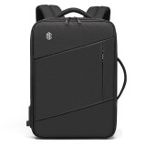 Rucsac laptop Business-Travel Arctic Hunter, impermeabil, port USB, 15.6&Prime;, negru, model AHB345