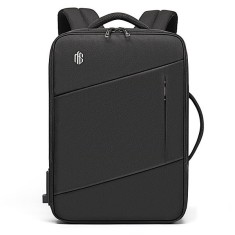Rucsac laptop Business-Travel Arctic Hunter, impermeabil, port USB, 15.6&amp;Prime;, negru, model AHB345 foto