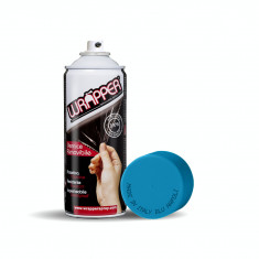 Vopsea spray cauciucata Wrapper 400ml - Albastru Napoli - RAL C31 Garage AutoRide foto
