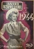 Radio Universul nr 479 1944 romana 23 pagini stare buna 24x30cm