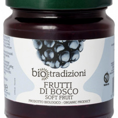 Gem de fructe de padure BIO fara zahar Bio Tradizioni