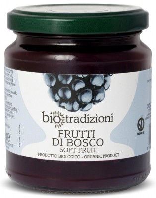 Gem de fructe de padure BIO fara zahar Bio Tradizioni foto