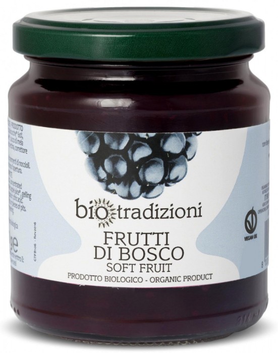 Gem de fructe de padure BIO fara zahar Bio Tradizioni