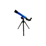 Telescop educational cu trepied 20 x 30 x 40 zoom, albastru