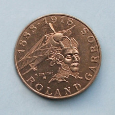 FRANTA - 10 Francs 1988 - Roland Garros foto