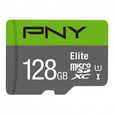 Card de memorie PNY Elite 32GB MicroSDXC Clasa 10 UHS-I U1+ Adapter SD foto