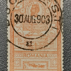 România Lp 56 Efigii 1903 2 Lei stampila frumoasa