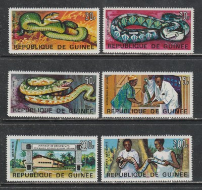 Guinea 1967 - Institutul Pastoria 6v MNH foto