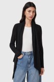 AllSaints cardigan din amestec de l&acirc;nă HARPER culoarea negru, light, W052KC