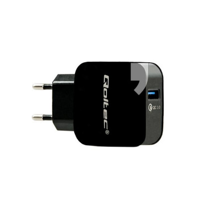 Incarcator Qualcomm Quick Charge 3.0 max18W 5V-3A 9V-2A 12V-1.5A Qoltec foto