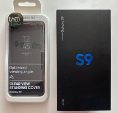 Samsung Galaxy S9 nou, nefolosit plus husa originala Samsung cadou foto