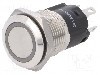 Intrerupator anti-vandalism, ON-ON, &Oslash;16mm, EAO, 82-4151.2144